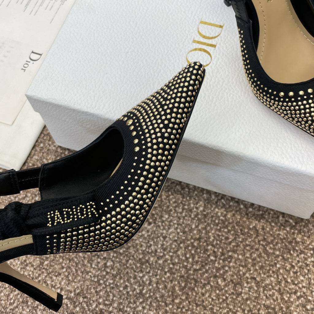 Dior J'Adior Rivet Heeled Sandals – 2024SS