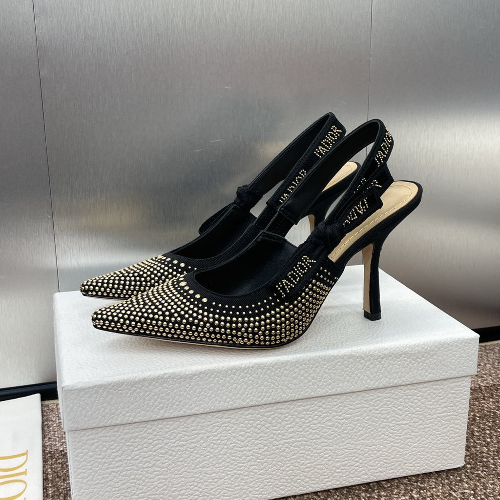Dior J'Adior Rivet Heeled Sandals – 2024SS
