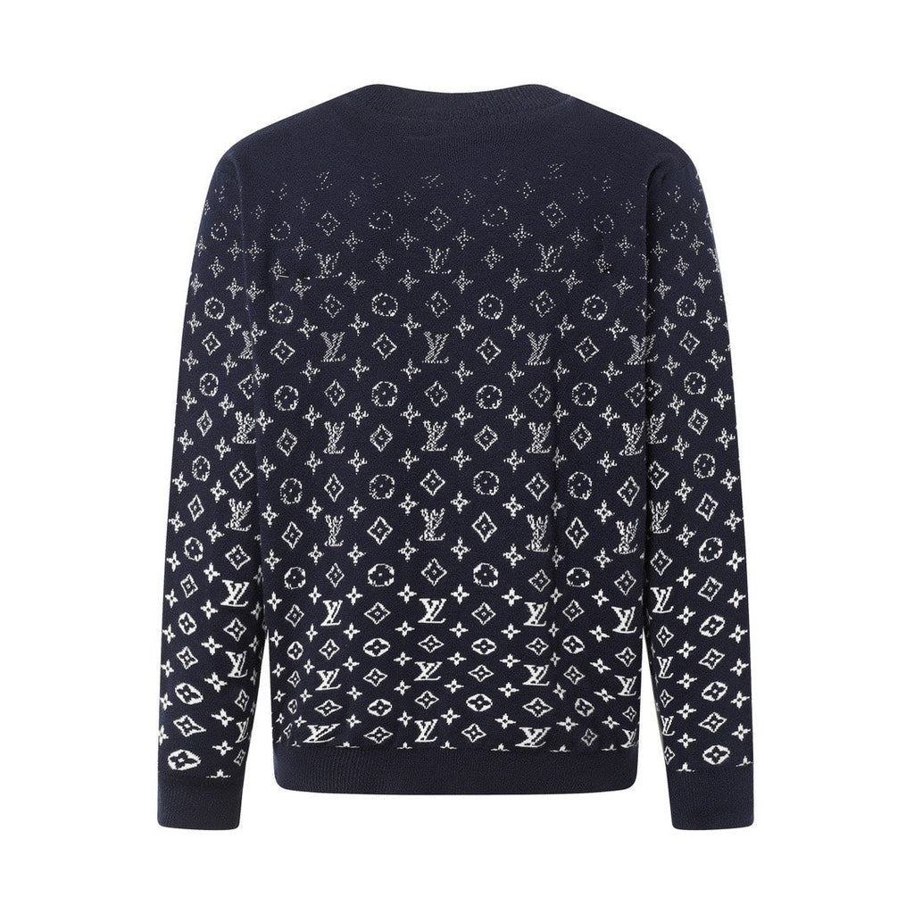 Louis Vuitton Logo Crewneck Long Sleeve Sweater