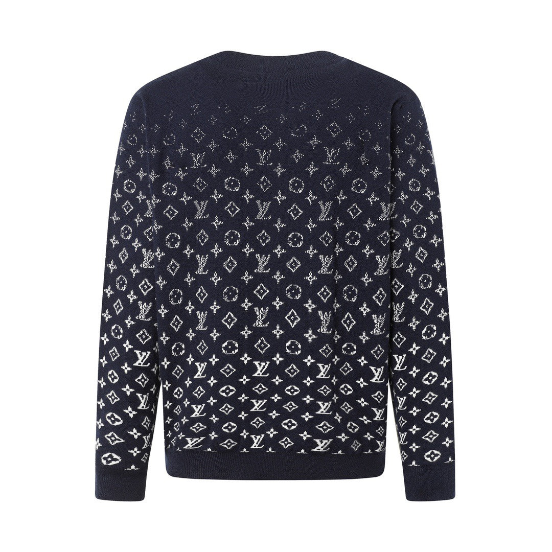 Louis Vuitton Logo Crewneck Long Sleeve Sweater