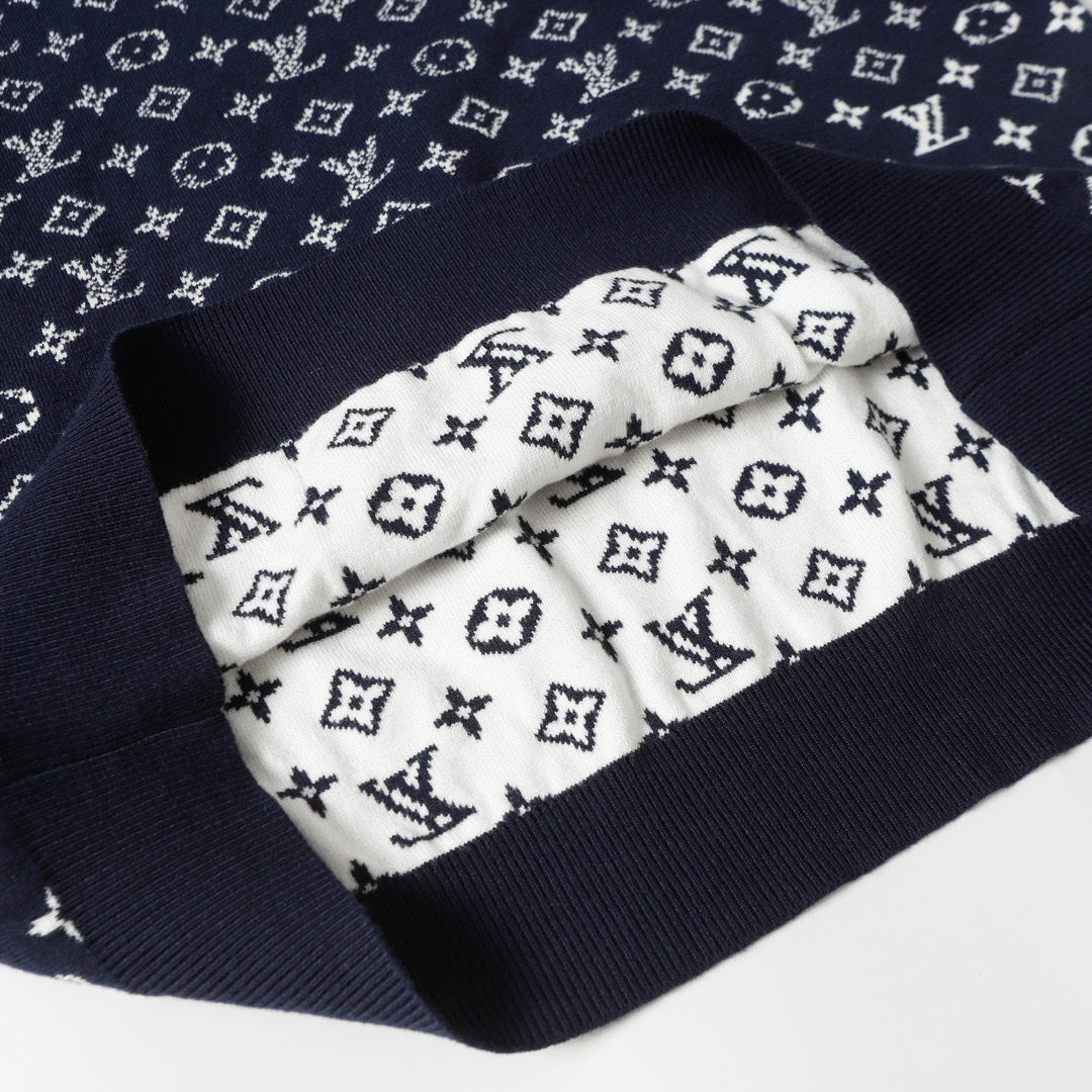 Louis Vuitton Logo Crewneck Long Sleeve Sweater