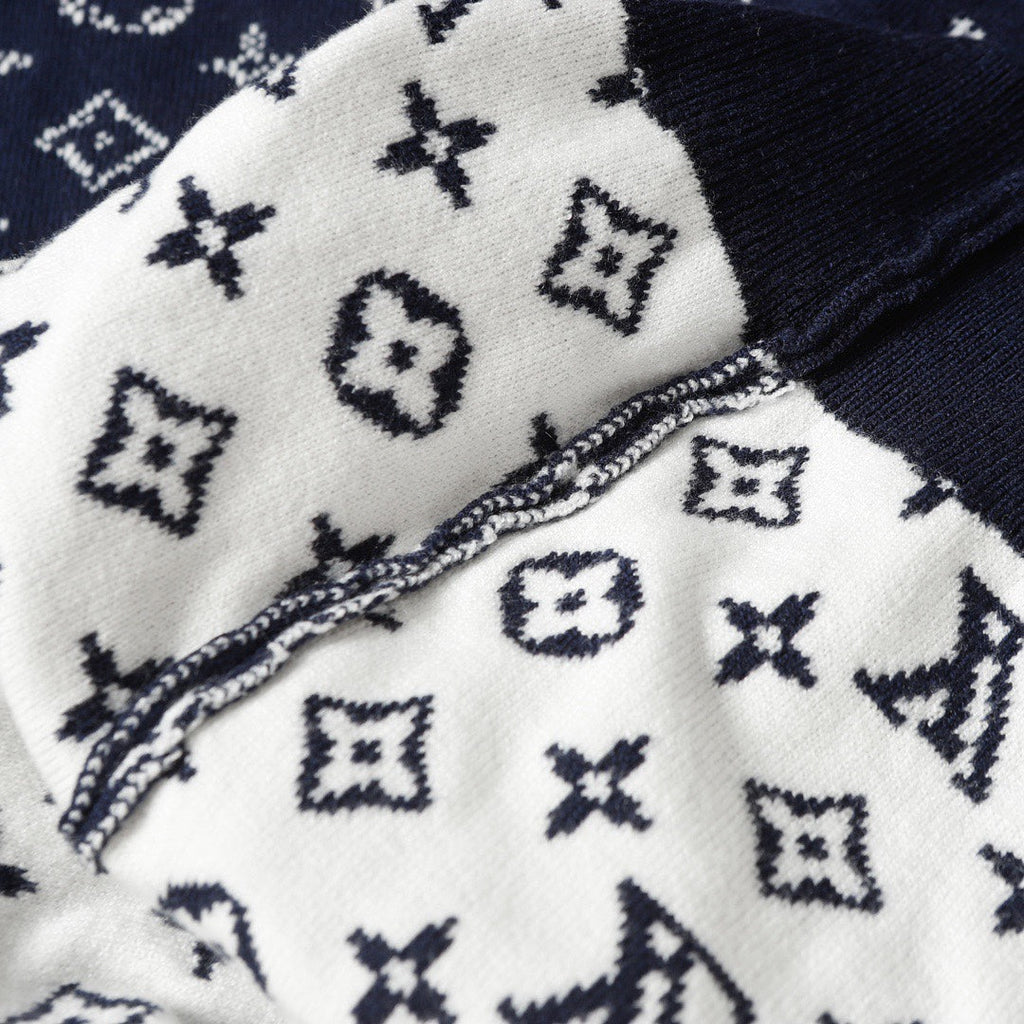 Louis Vuitton Logo Crewneck Long Sleeve Sweater