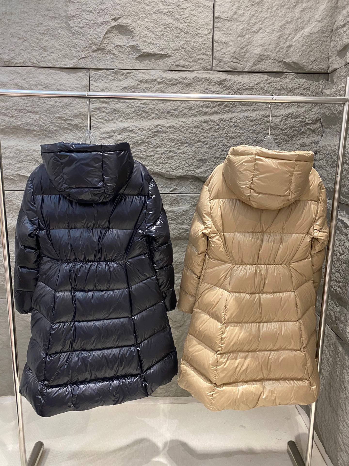 Moncler Bellevue Women's Long Belted Down Jacket
