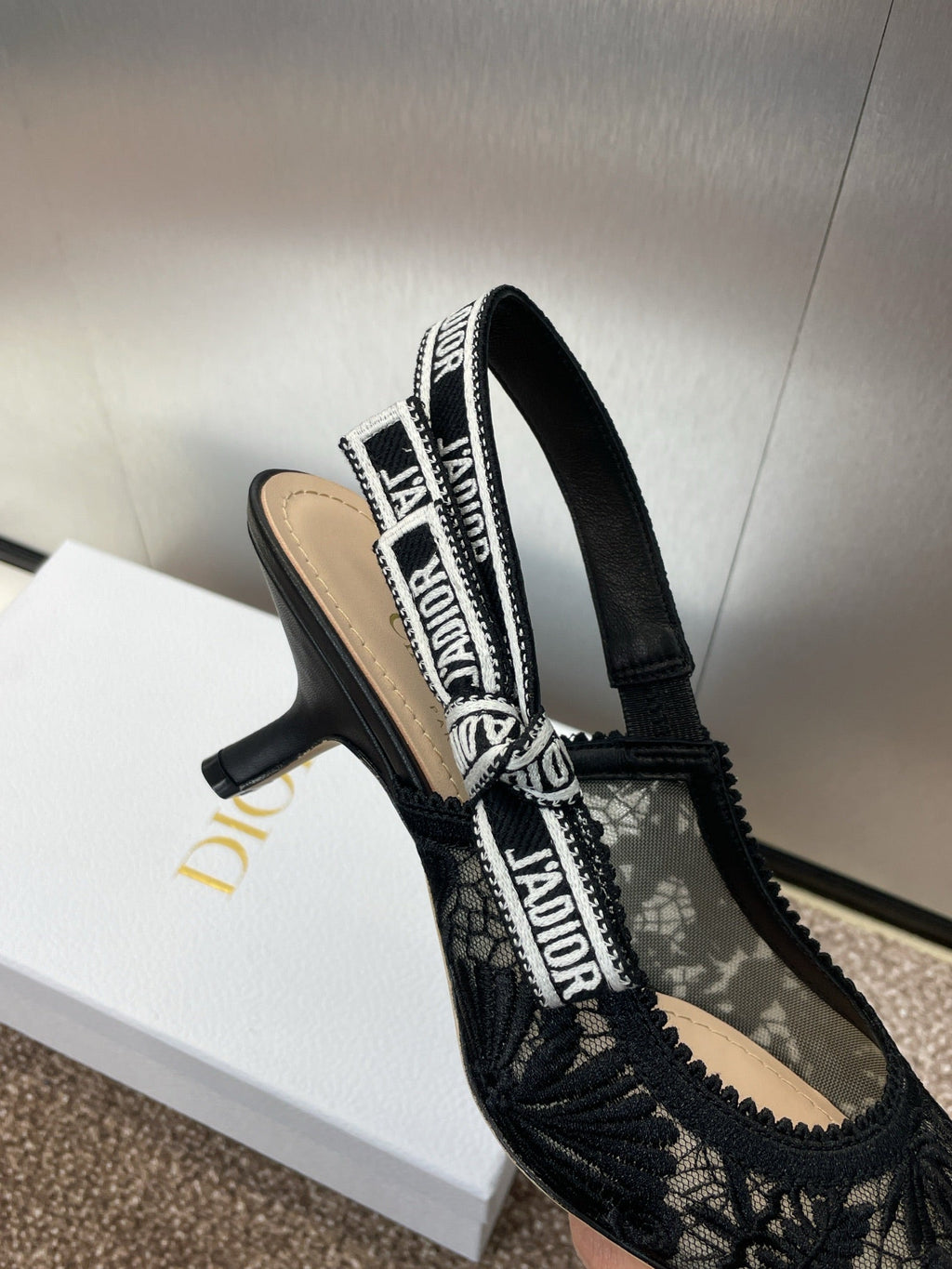 Dior J'Adior Oblique Jacquard Heeled Sandals – 2023 Spring/Summer Collection