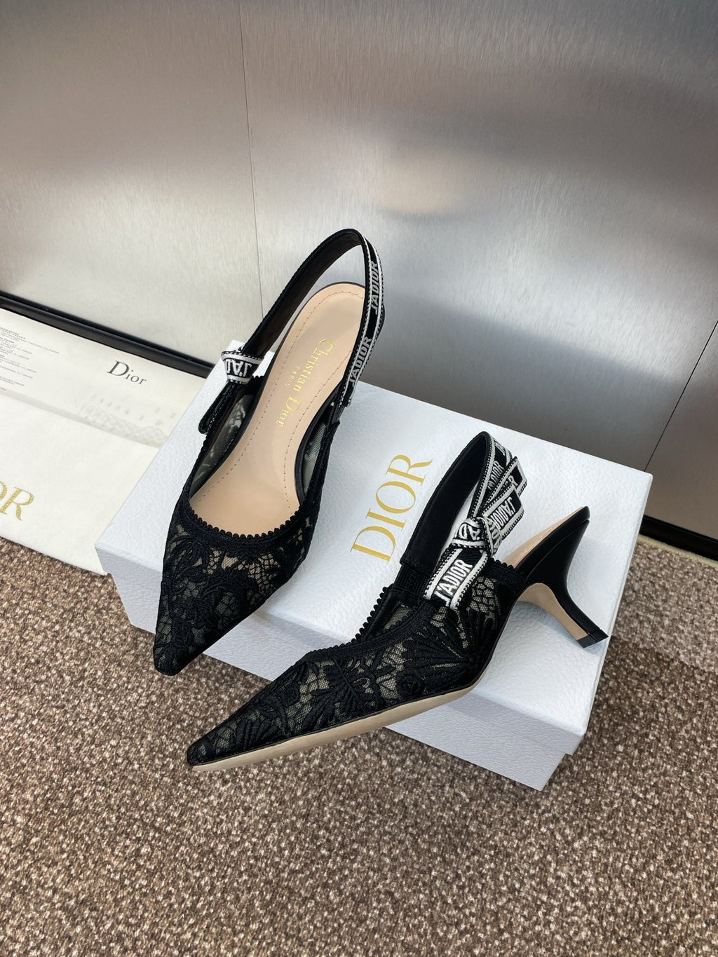 Dior J'Adior Oblique Jacquard Heeled Sandals – 2023 Spring/Summer Collection