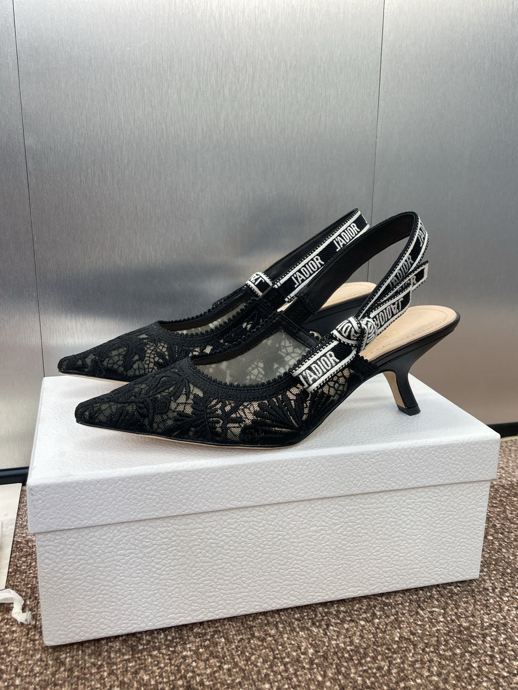 Dior J'Adior Oblique Jacquard Heeled Sandals – 2023 Spring/Summer Collection