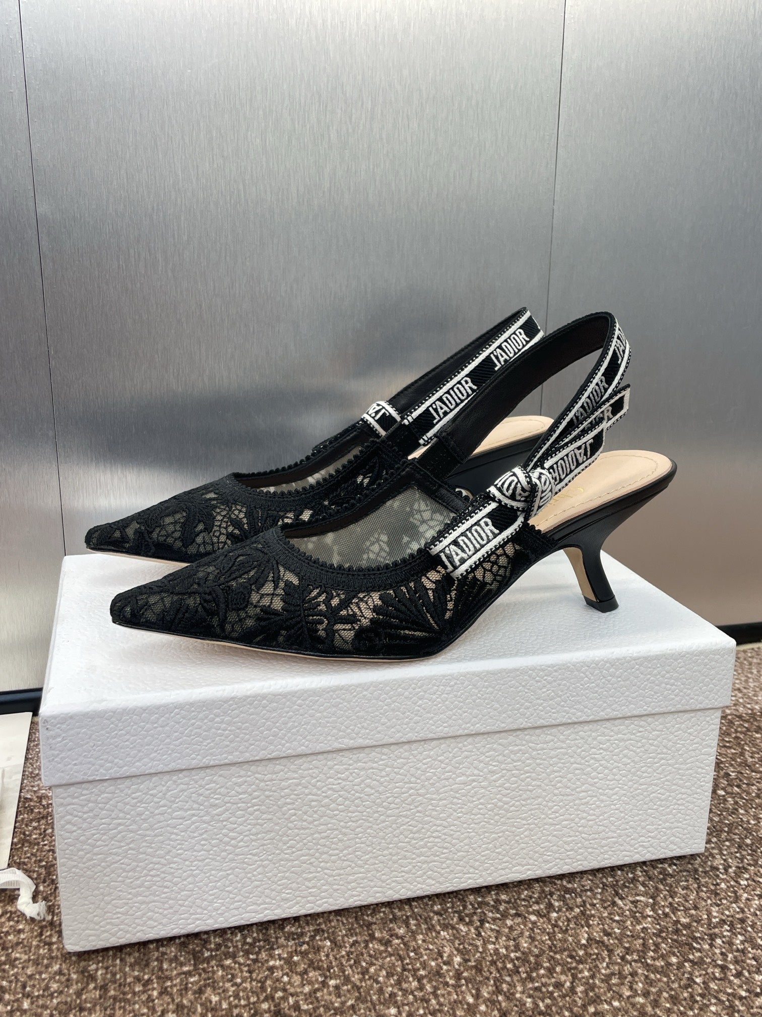 Dior J'Adior Oblique Jacquard Heeled Sandals – 2023 Spring/Summer Collection