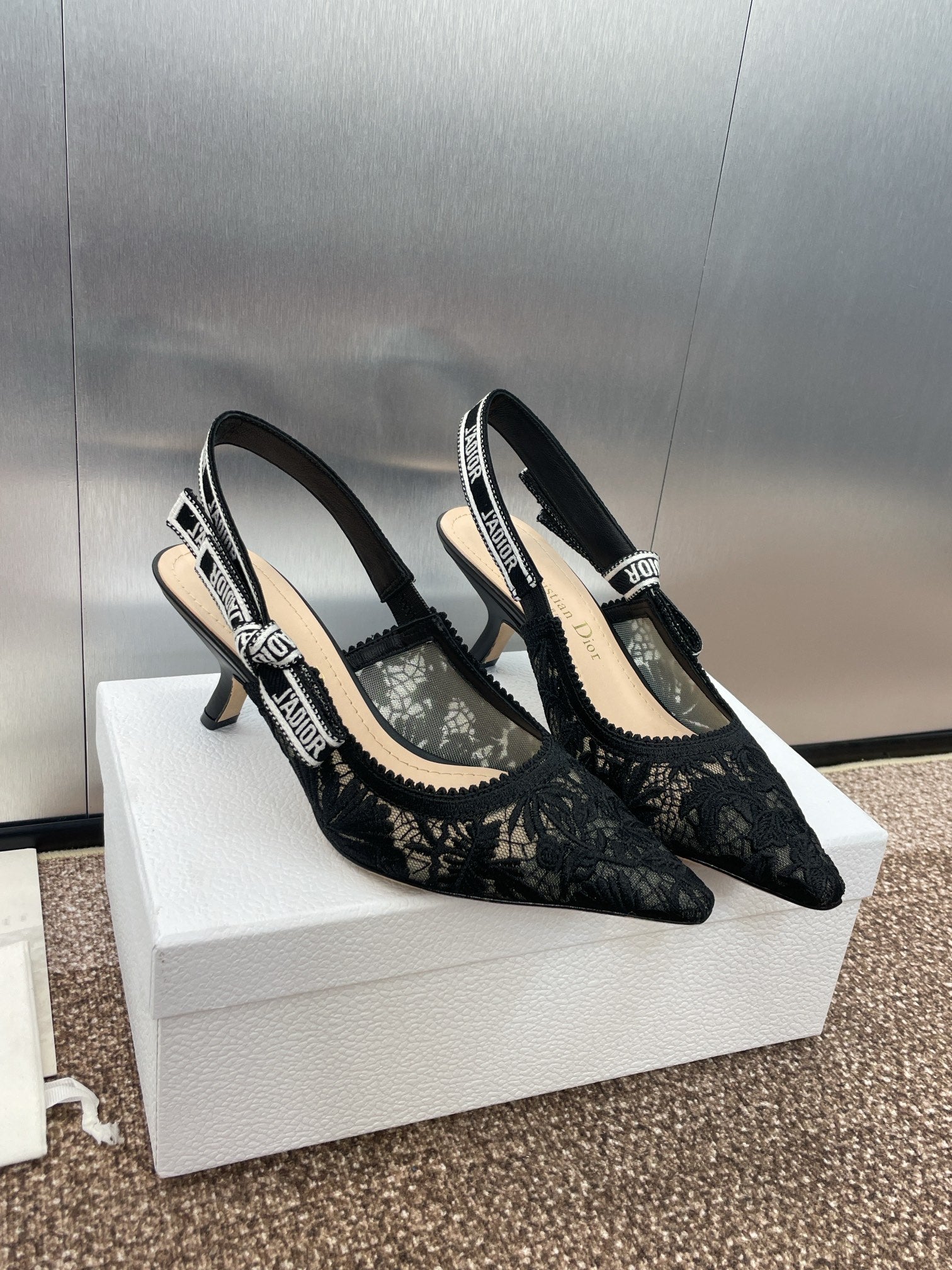 Dior J'Adior Oblique Jacquard Heeled Sandals – 2023 Spring/Summer Collection