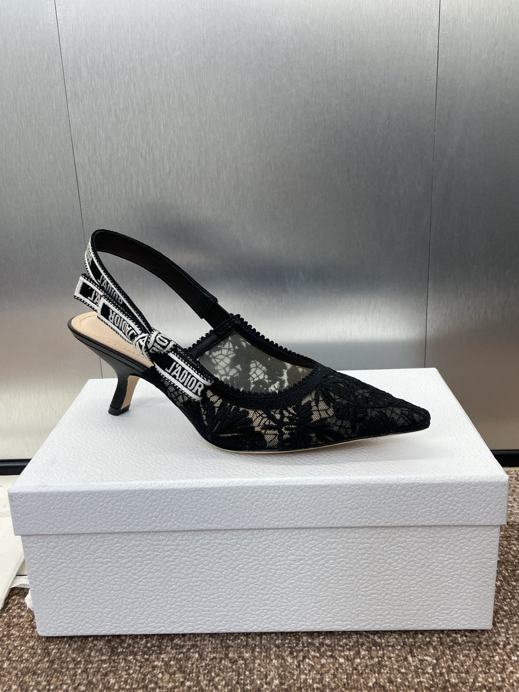 Dior J'Adior Oblique Jacquard Heeled Sandals – 2023 Spring/Summer Collection