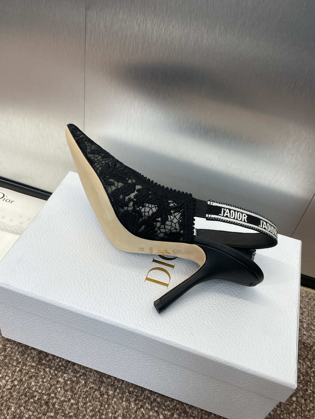 Dior J'Adior Oblique Jacquard Heeled Sandals – 2023 Spring/Summer Collection