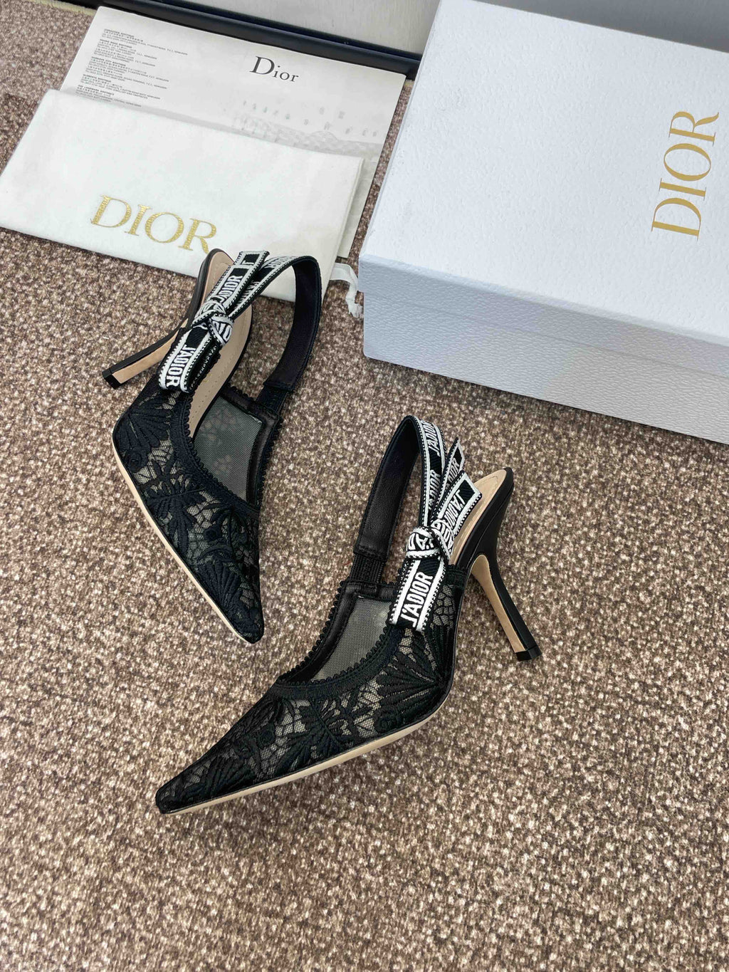 Dior J'Adior Oblique Jacquard Heeled Sandals – 2023 Spring/Summer Collection