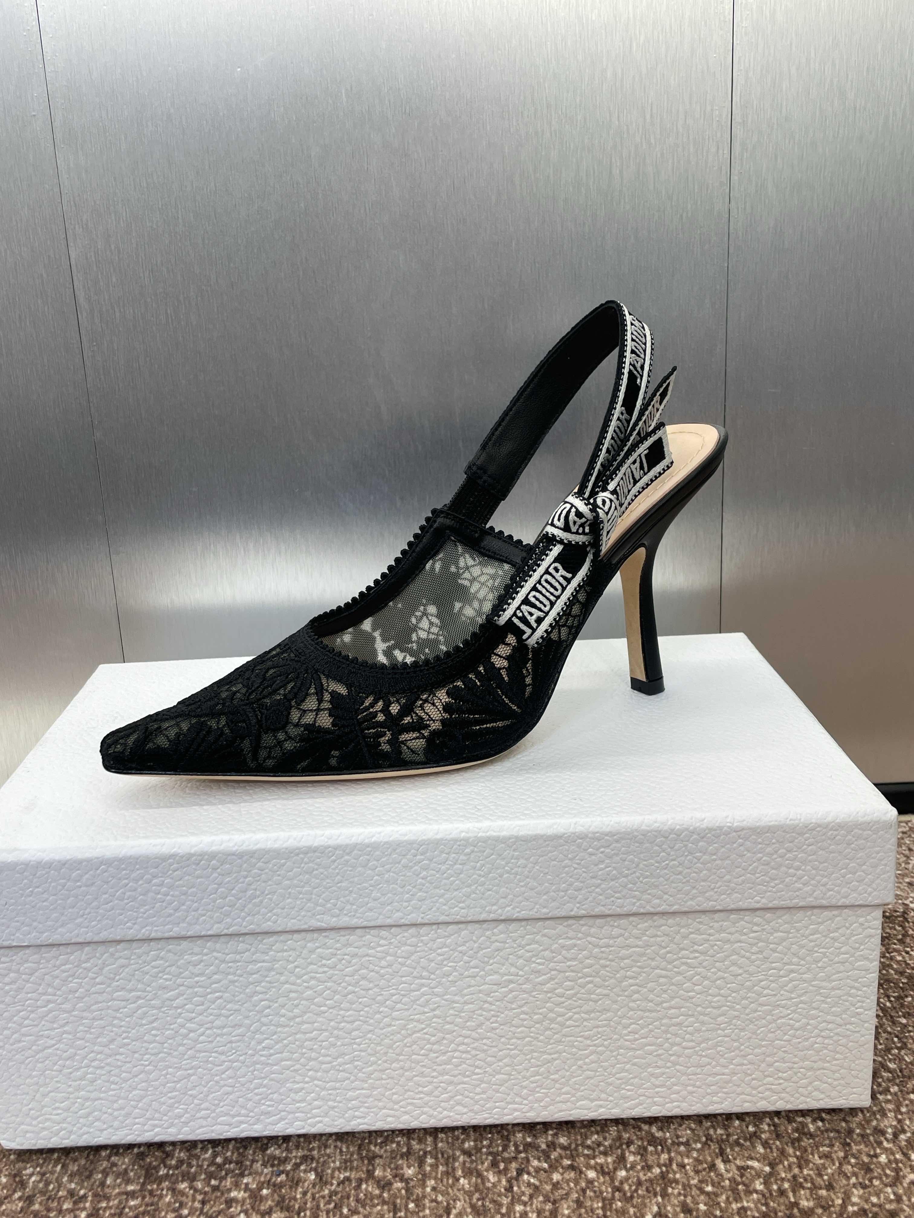 Dior J'Adior Oblique Jacquard Heeled Sandals – 2023 Spring/Summer Collection
