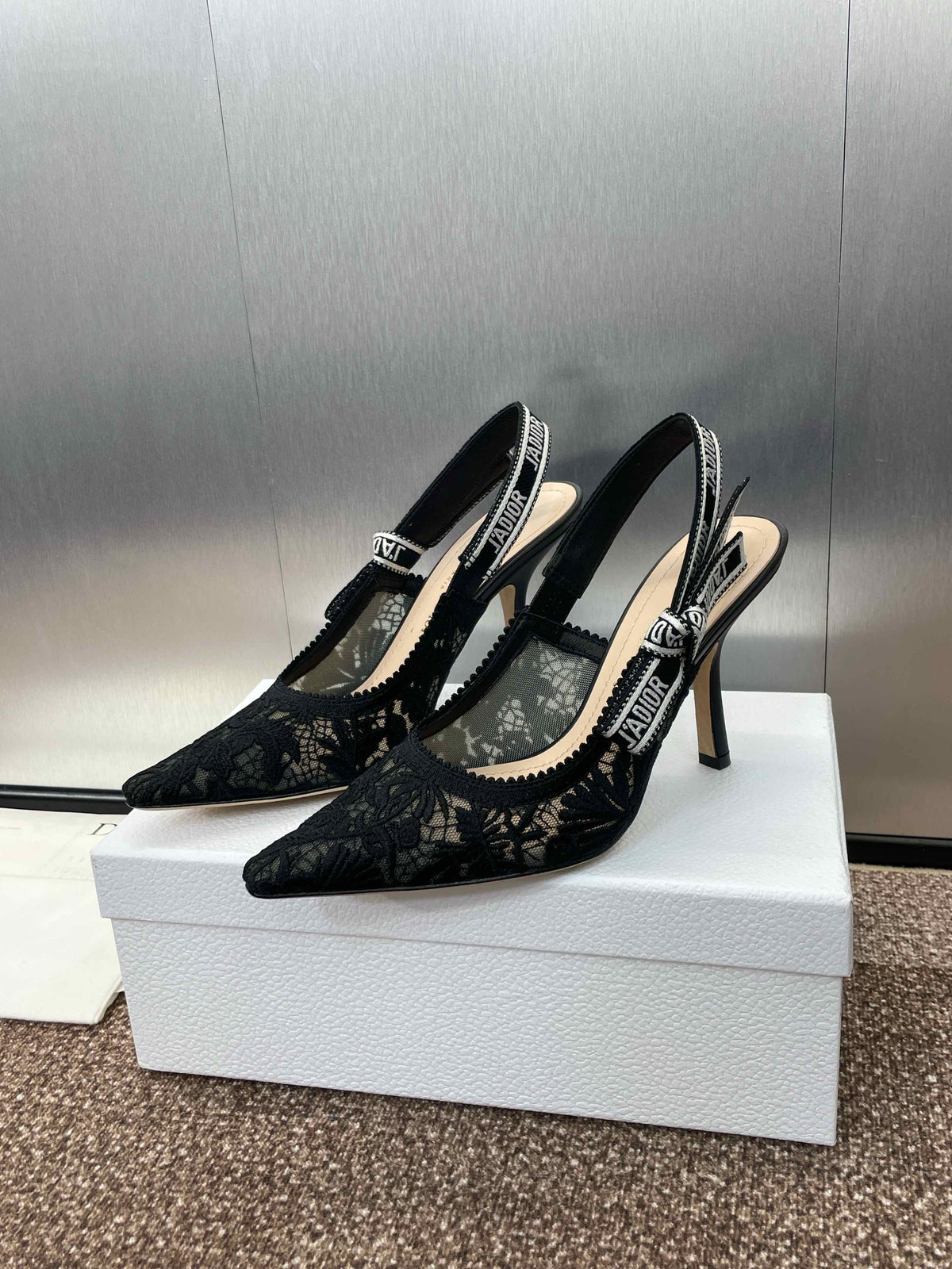Dior J'Adior Oblique Jacquard Heeled Sandals – 2023 Spring/Summer Collection