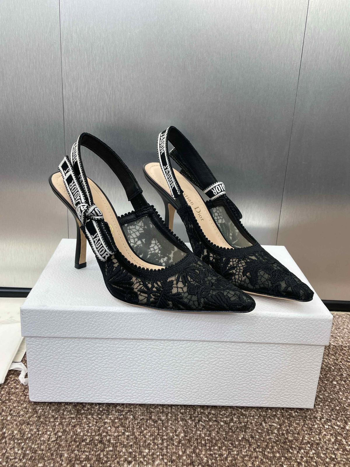 Dior J'Adior Oblique Jacquard Heeled Sandals – 2023 Spring/Summer Collection