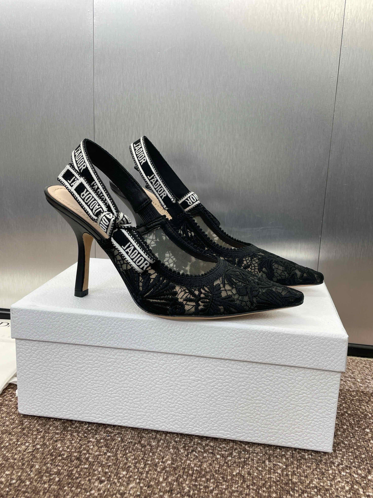 Dior J'Adior Oblique Jacquard Heeled Sandals – 2023 Spring/Summer Collection