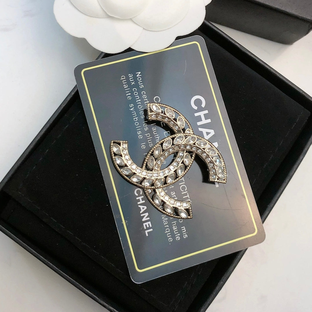 Chanel Double C Crystal Brooch – 25 Collection