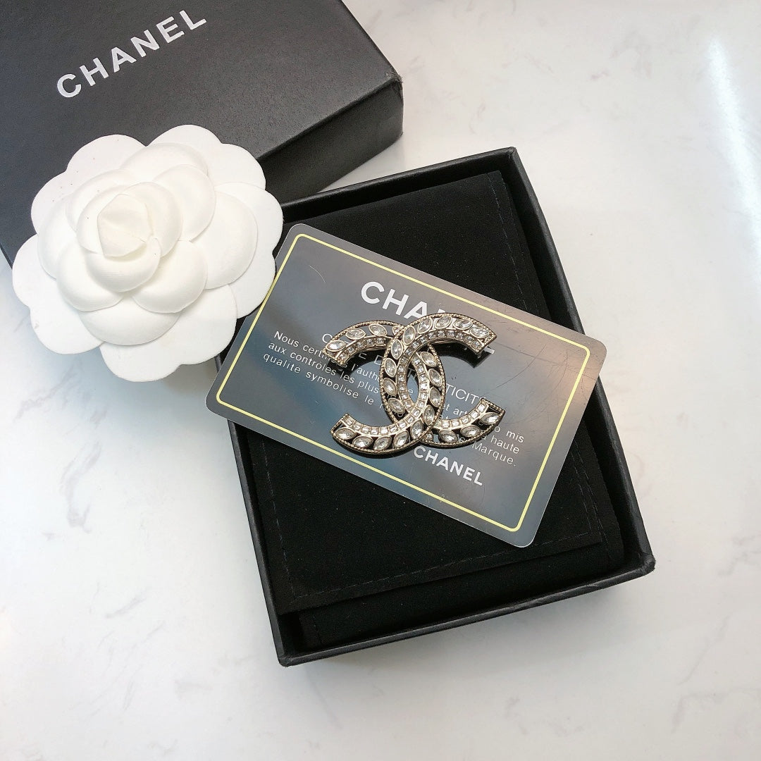 Chanel Double C Crystal Brooch – 25 Collection