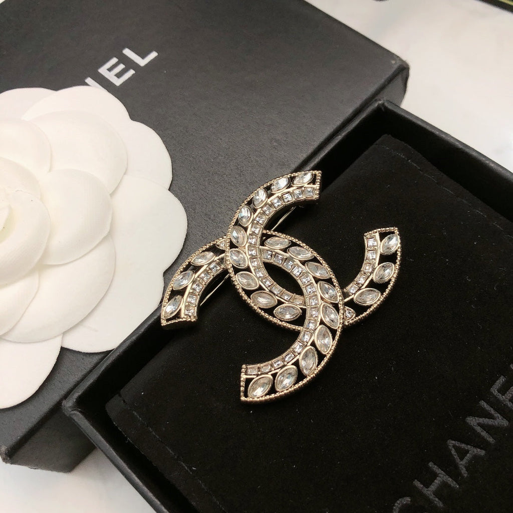 Chanel Double C Crystal Brooch – 25 Collection