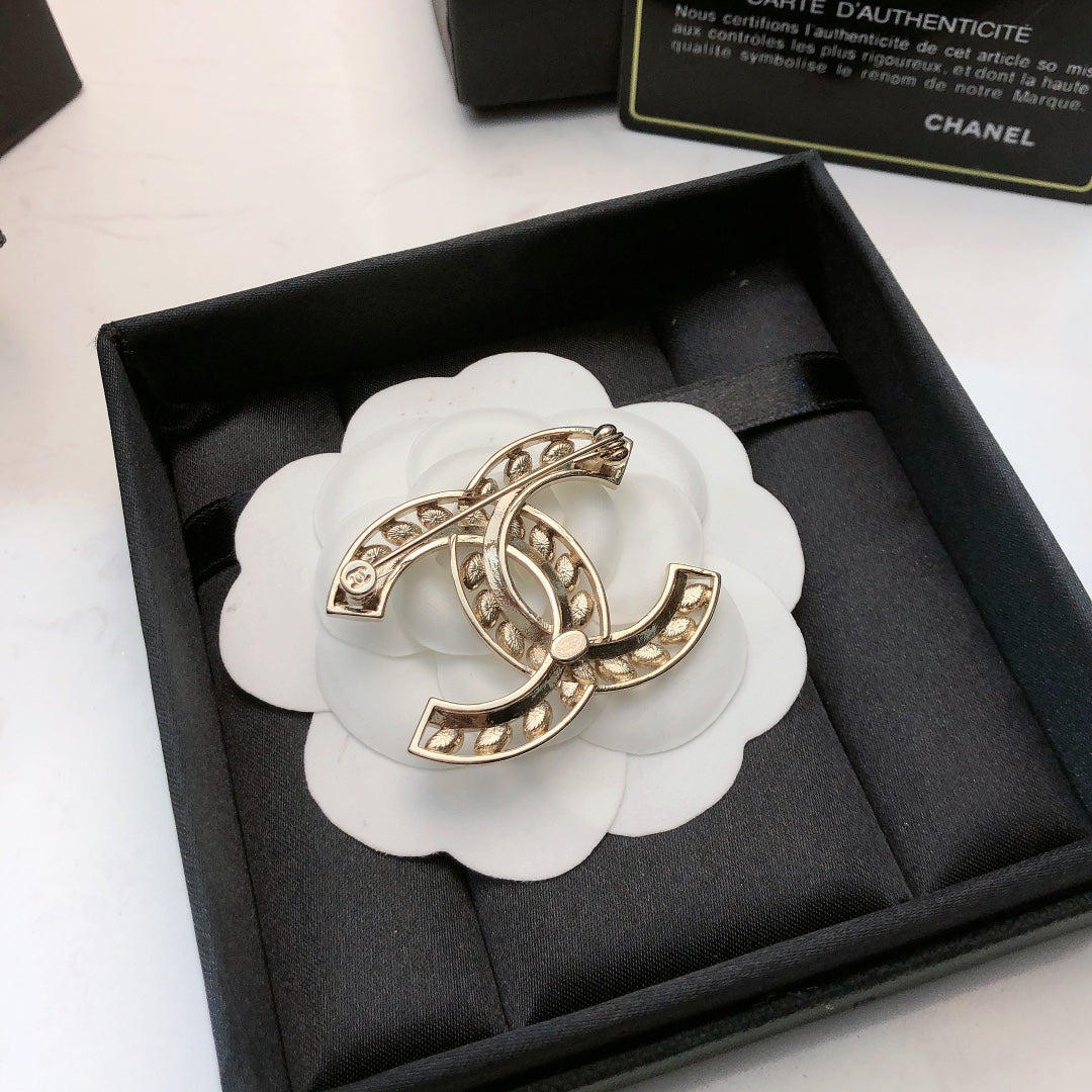Chanel Double C Crystal Brooch – 25 Collection