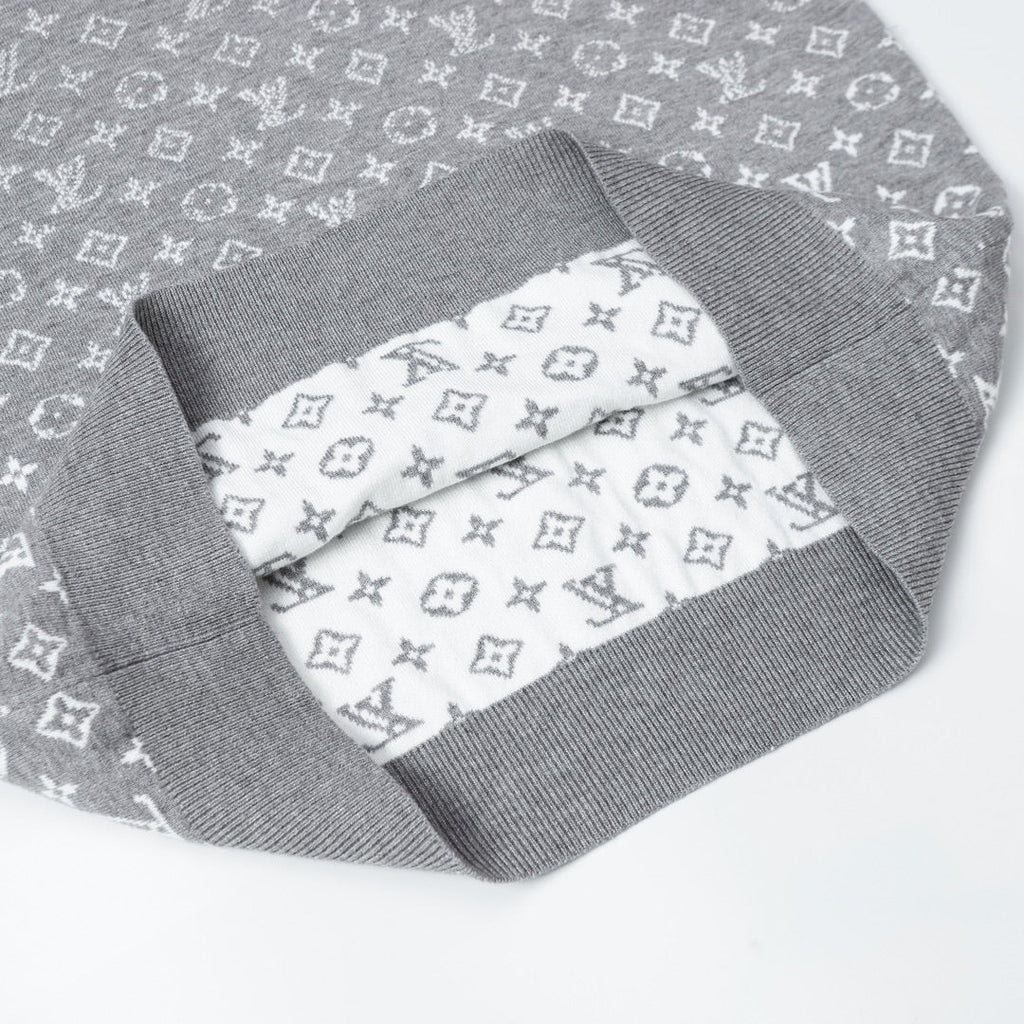 Louis Vuitton Crewneck Jacquard Logo Sweater