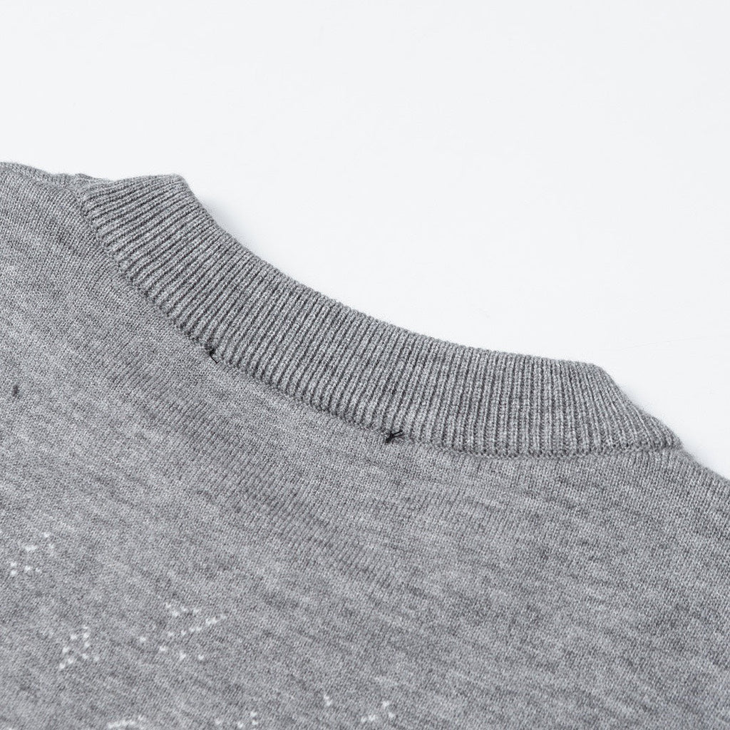 Louis Vuitton Crewneck Jacquard Logo Sweater