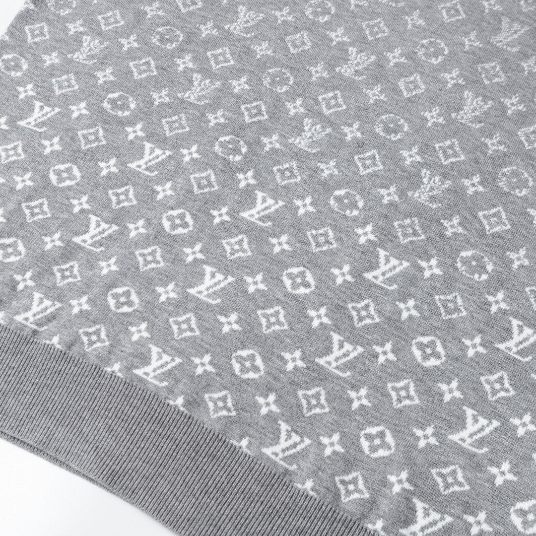 Louis Vuitton Crewneck Jacquard Logo Sweater