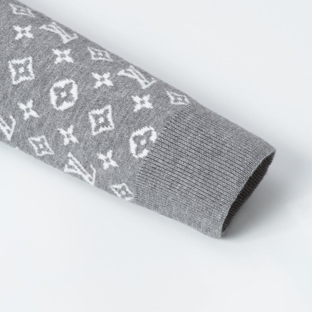 Louis Vuitton Crewneck Jacquard Logo Sweater