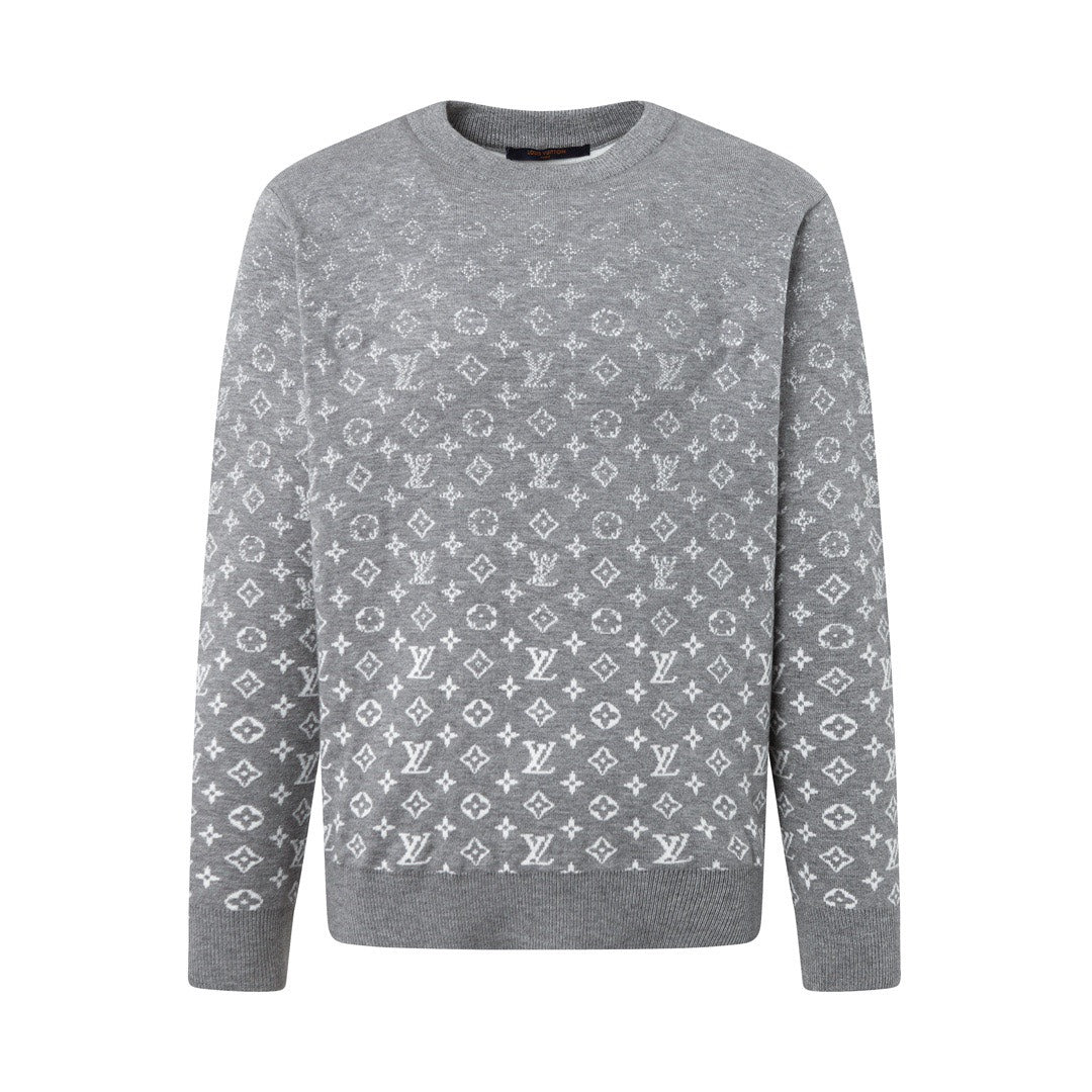 Louis Vuitton Crewneck Jacquard Logo Sweater