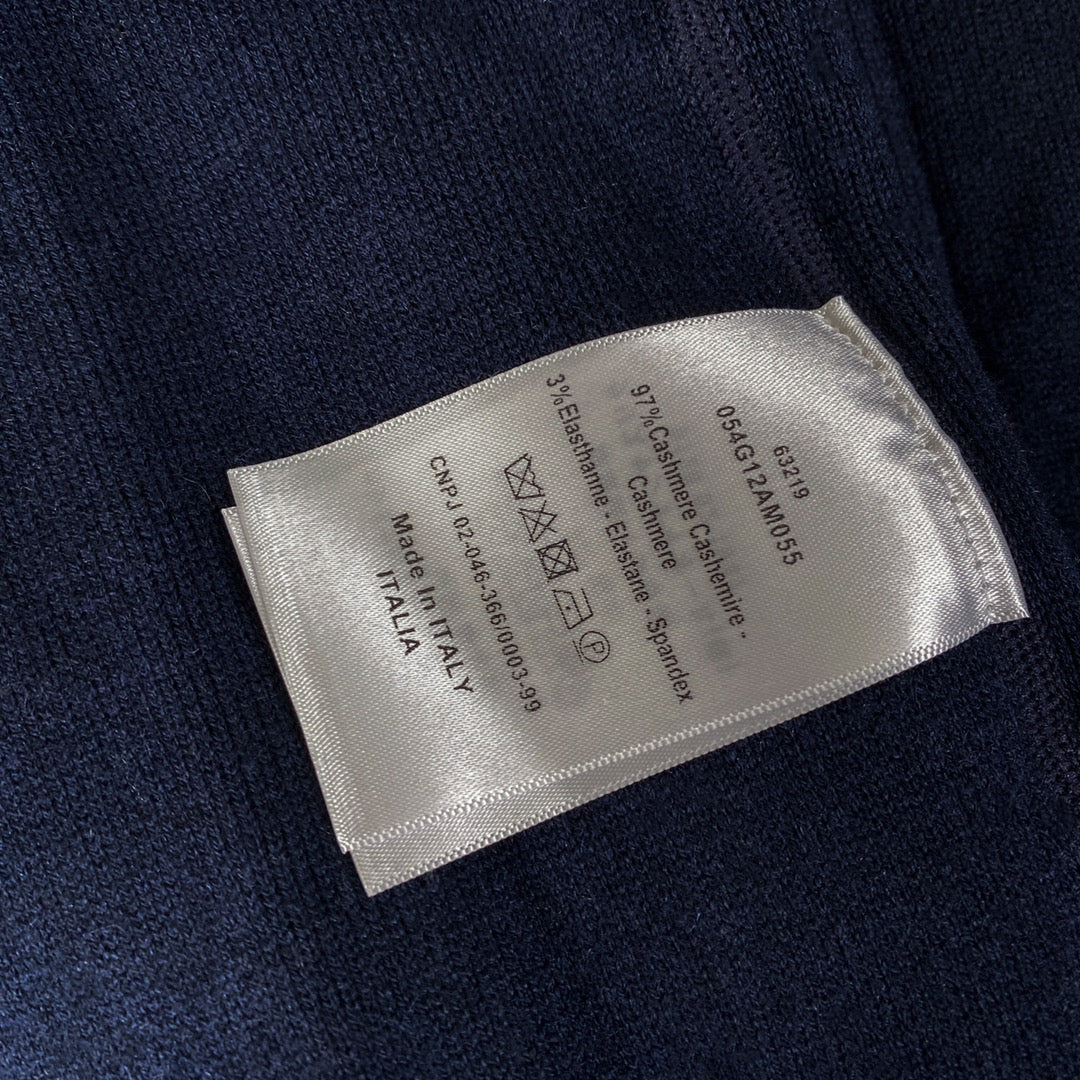 Hermès Classic Jacquard Cashmere Hooded Cardigan