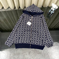 Hermès Classic Jacquard Cashmere Hooded Cardigan