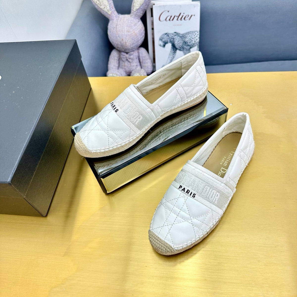 Dior Granville Embroidered Espadrille Flats