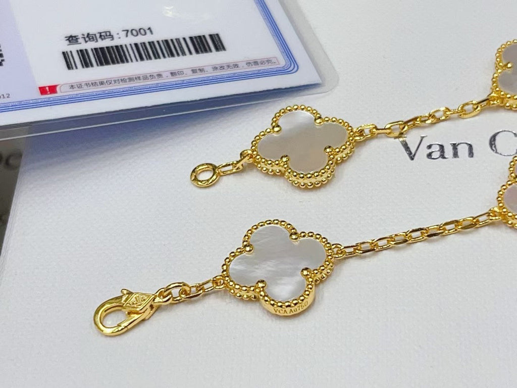 Van Cleef & Arpels Alhambra Five-Motif Bracelet