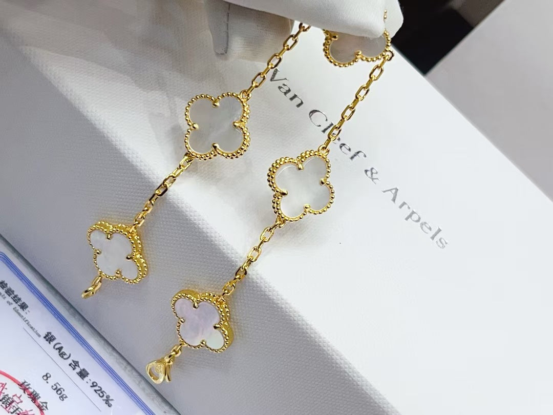 Van Cleef & Arpels Alhambra Five-Motif Bracelet