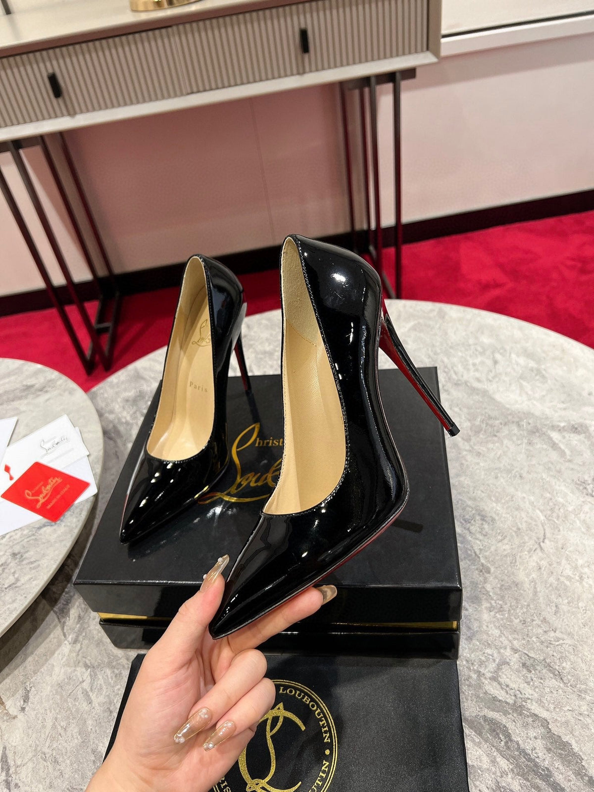 Christian Louboutin Classic Kate Patent Pumps