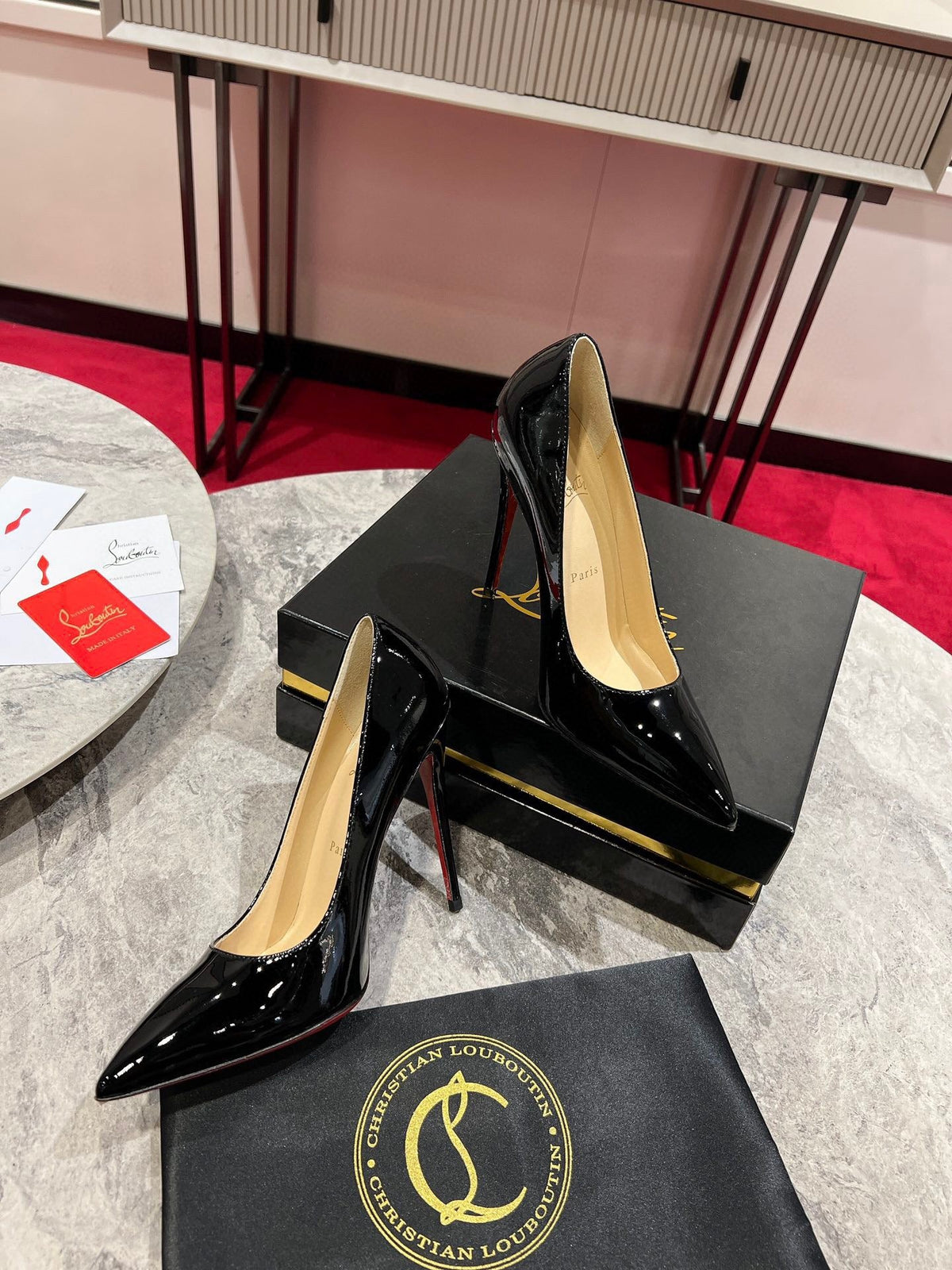 Christian Louboutin Classic Kate Patent Pumps