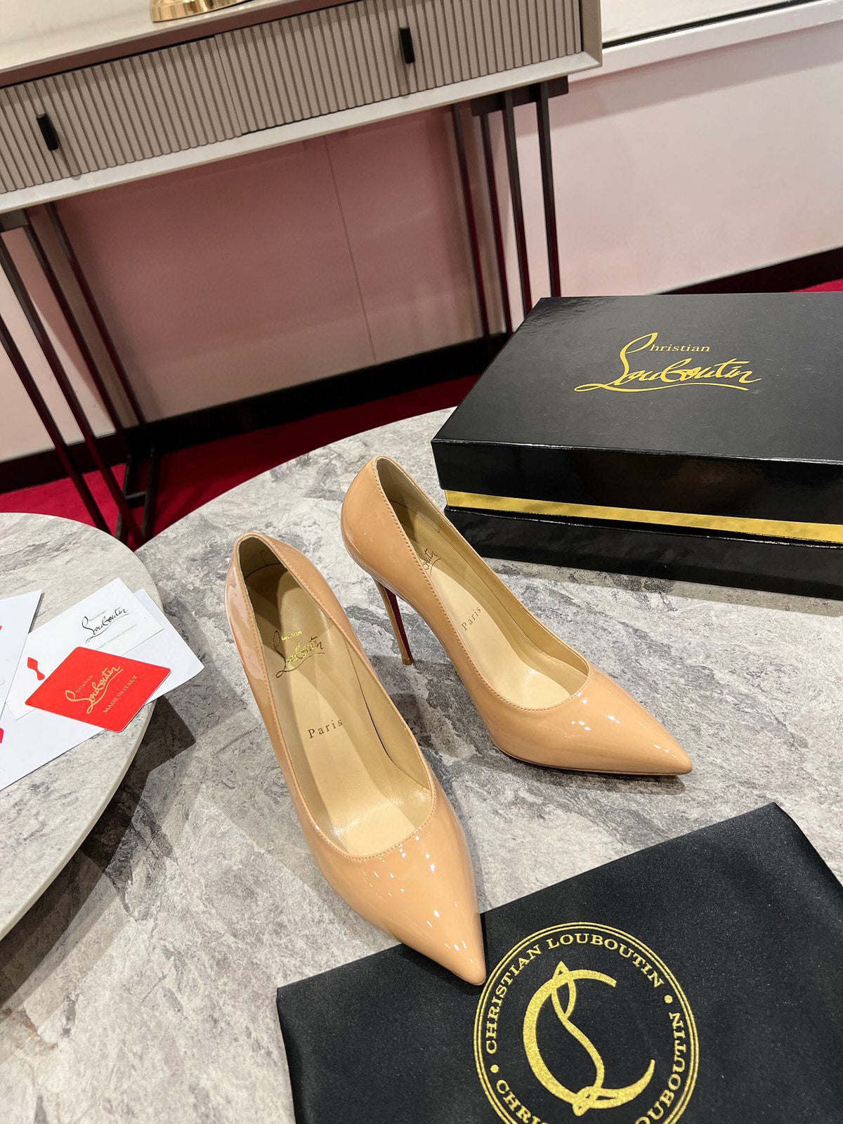 Christian Louboutin Classic Kate Patent Pumps