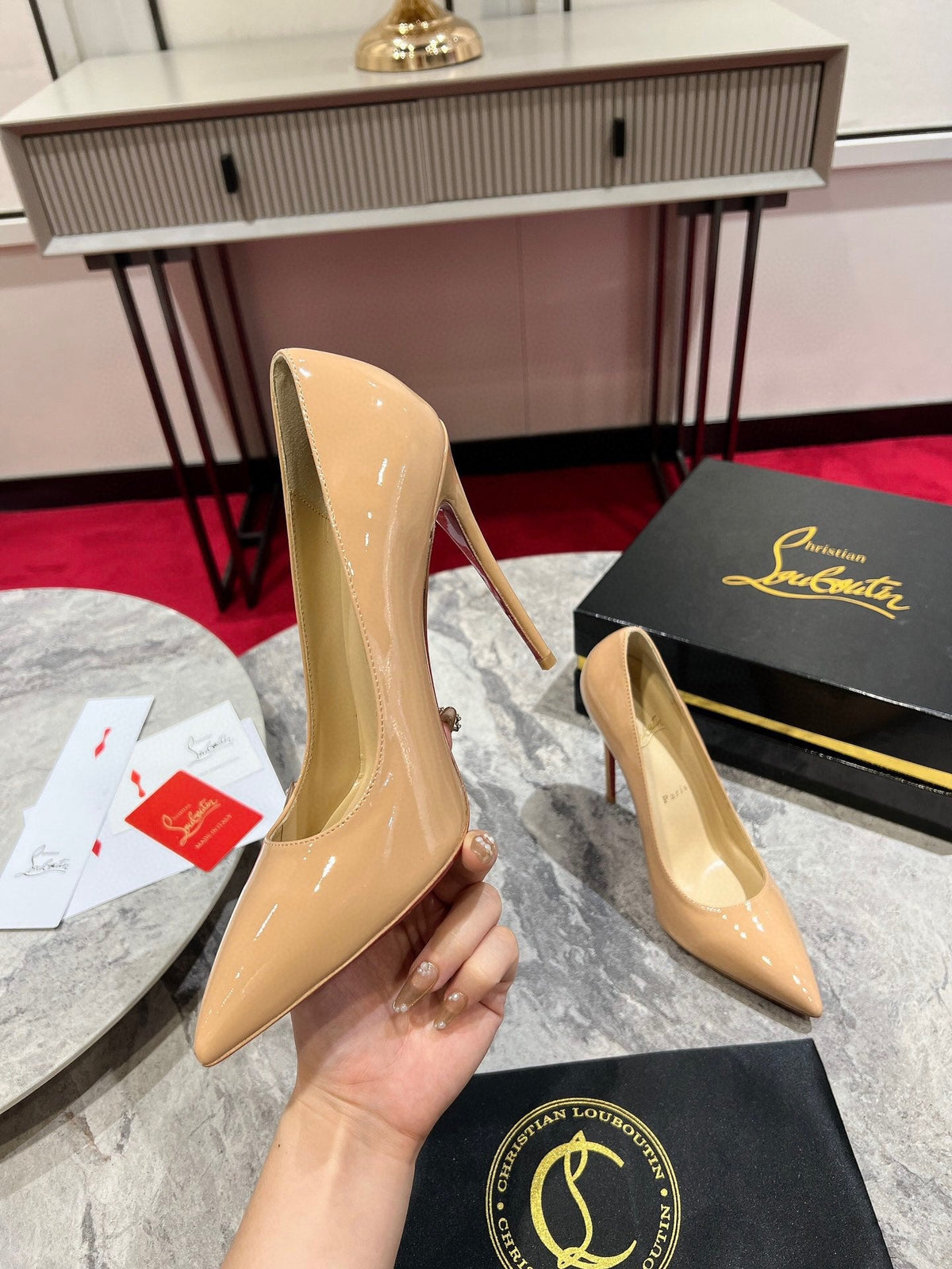 Christian Louboutin Classic Kate Patent Pumps