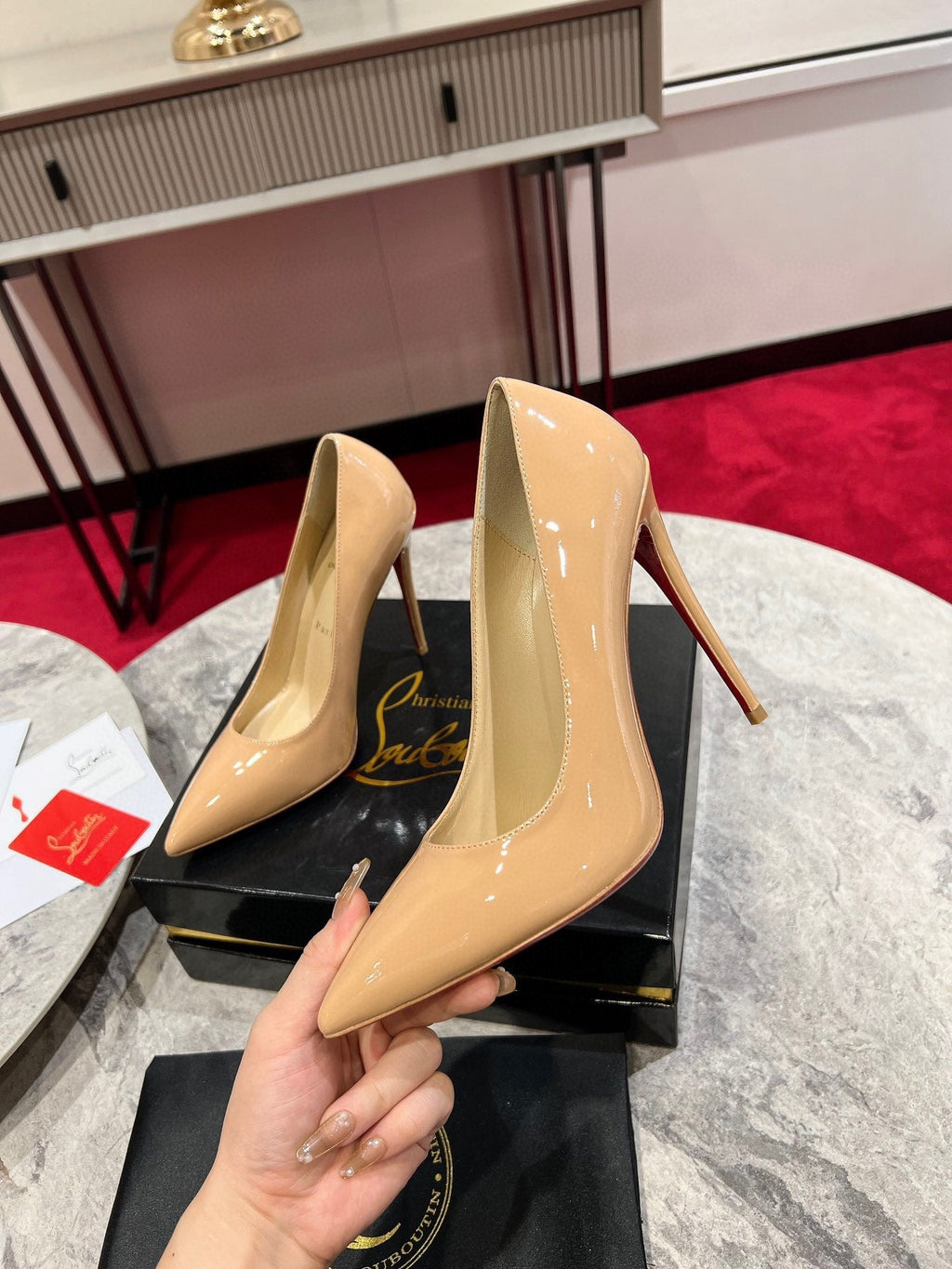 Christian Louboutin Classic Kate Patent Pumps