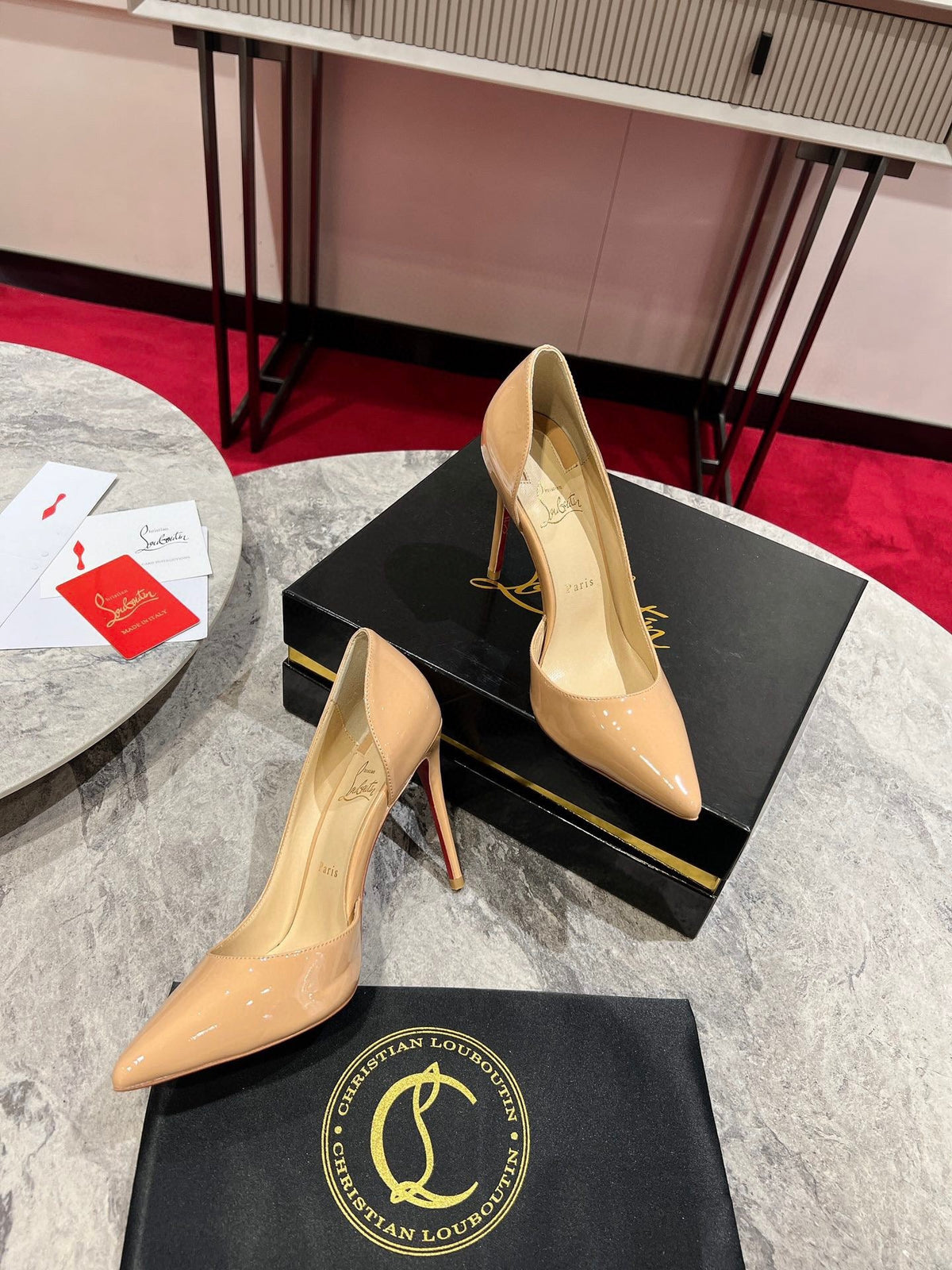 Christian Louboutin Classic Kate Side Cut-Out Pumps
