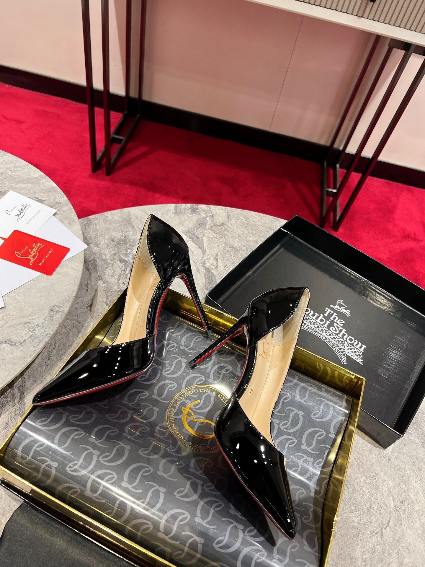 Christian Louboutin Classic Kate Side Cut-Out Pumps