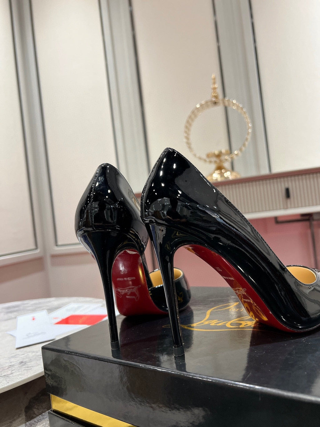 Christian Louboutin Classic Kate Side Cut-Out Pumps