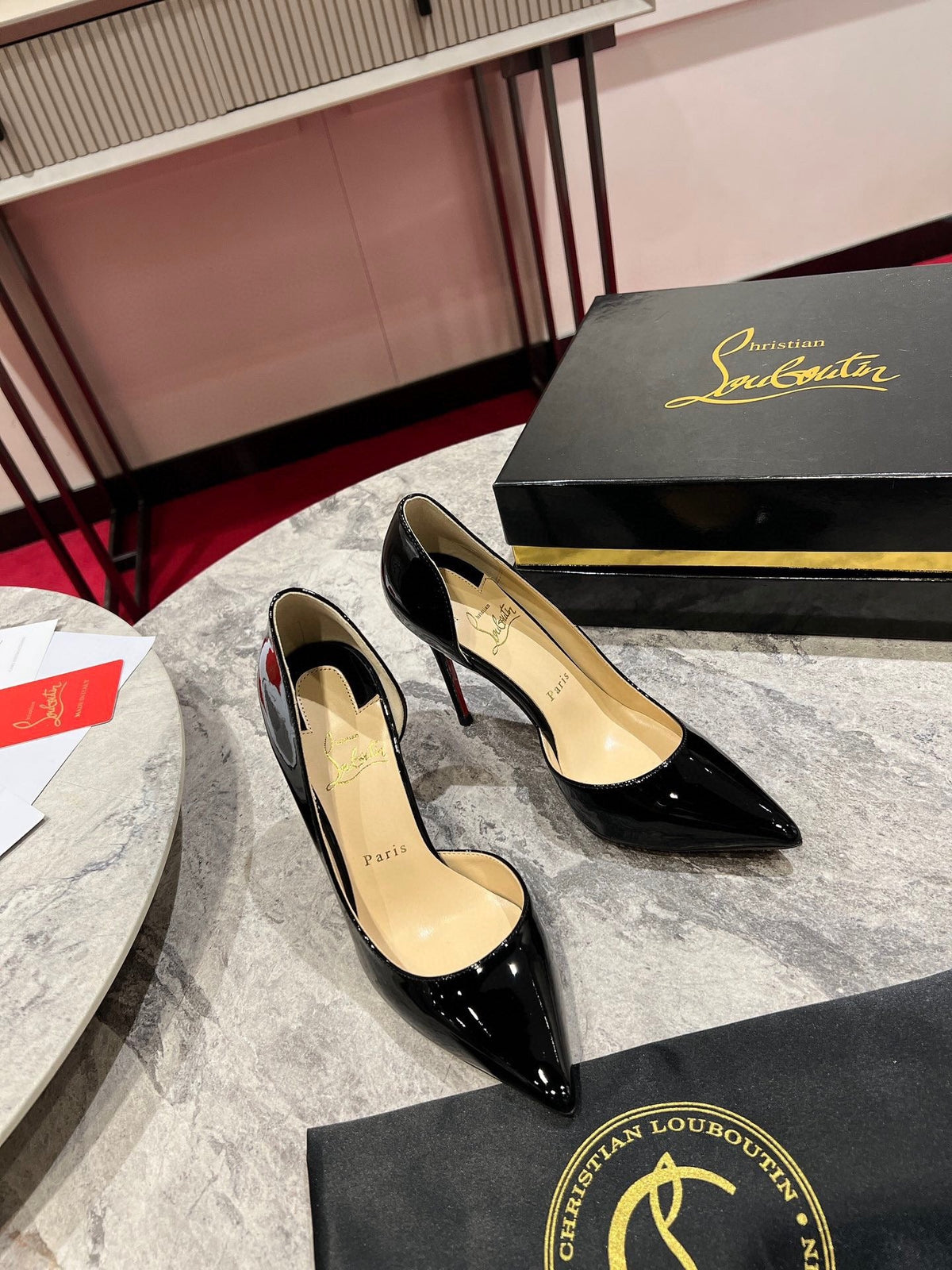 Christian Louboutin Classic Kate Side Cut-Out Pumps