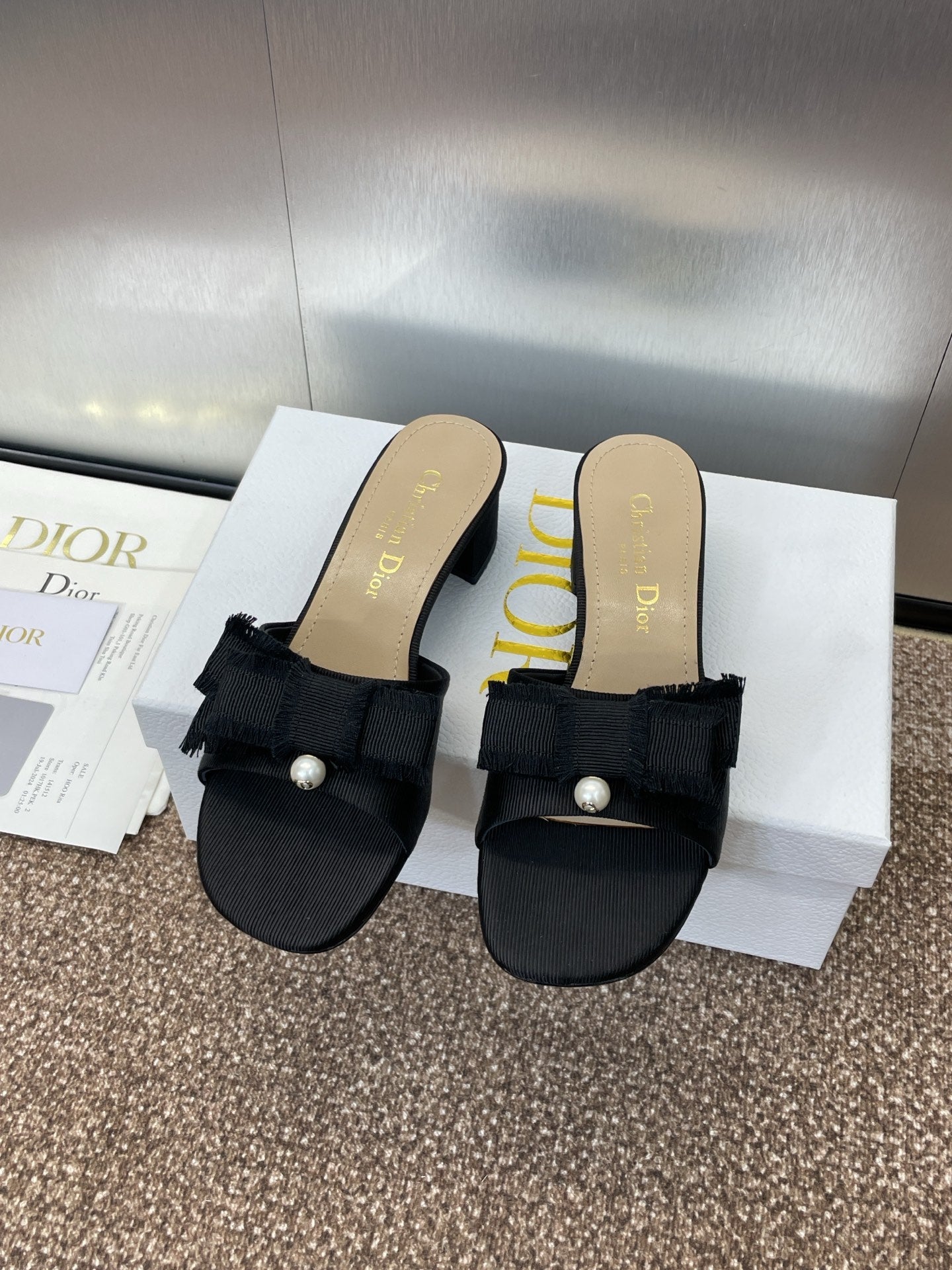 Dior J'Adior Adiorble Tassel Peep-Toe Heeled Sandals – 2025 Spring/Summer Collection