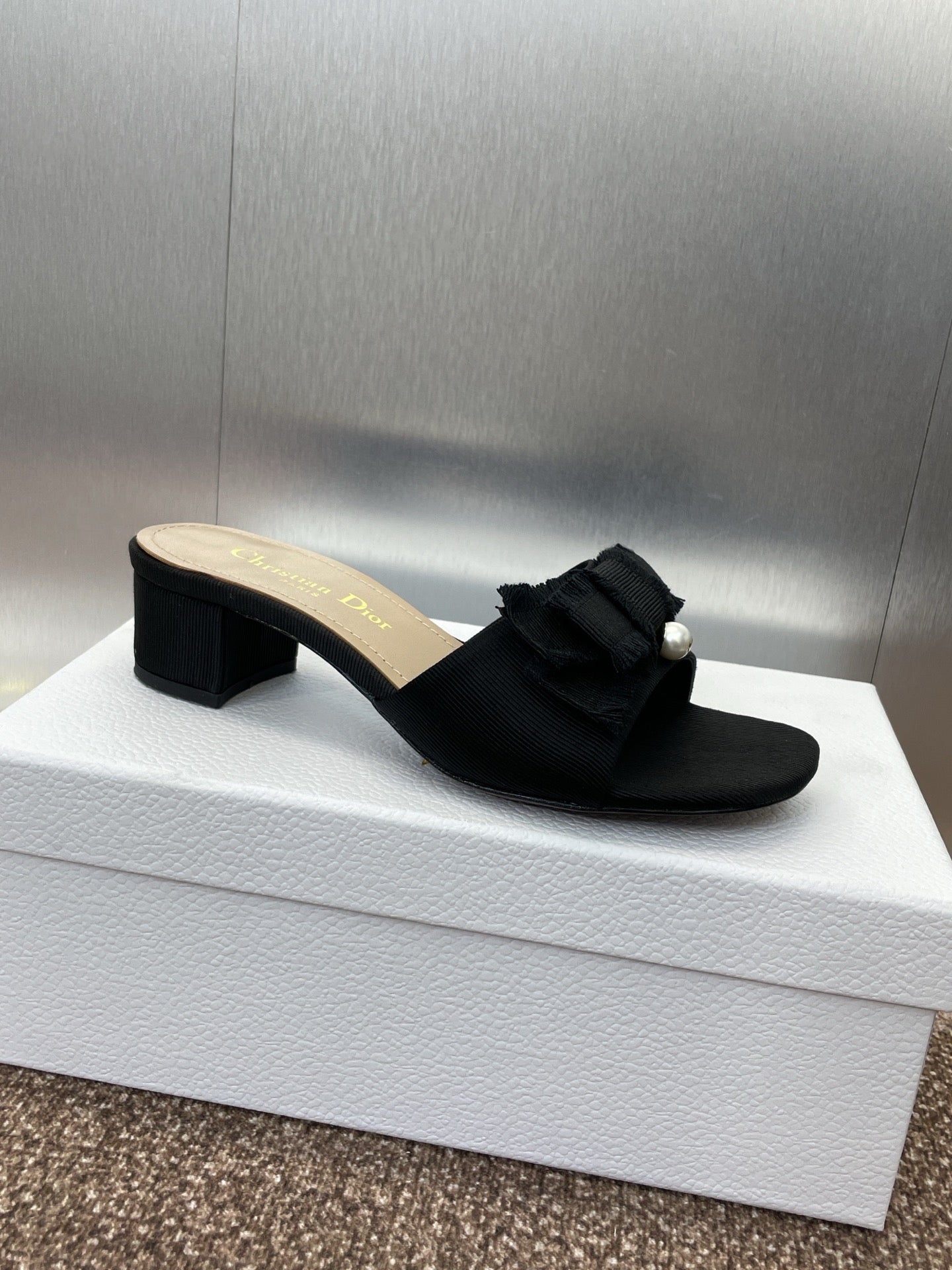Dior J'Adior Adiorble Tassel Peep-Toe Heeled Sandals – 2025 Spring/Summer Collection