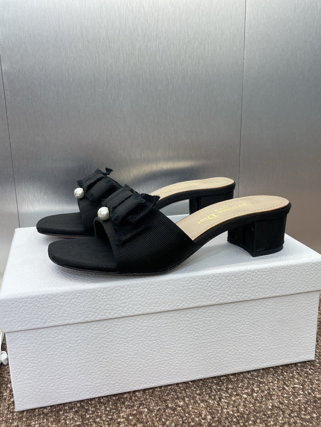 Dior J'Adior Adiorble Tassel Peep-Toe Heeled Sandals – 2025 Spring/Summer Collection
