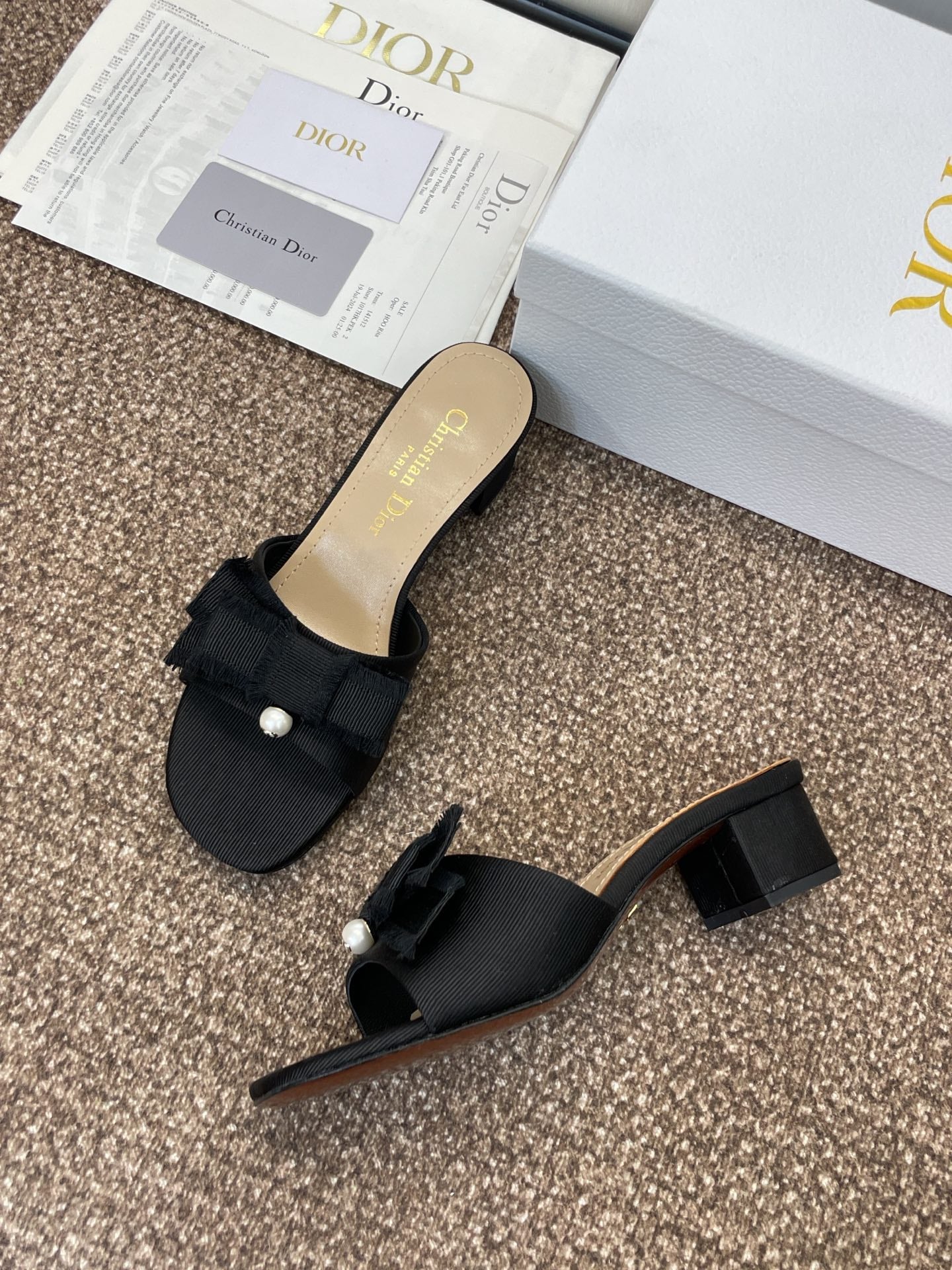 Dior J'Adior Adiorble Tassel Peep-Toe Heeled Sandals – 2025 Spring/Summer Collection