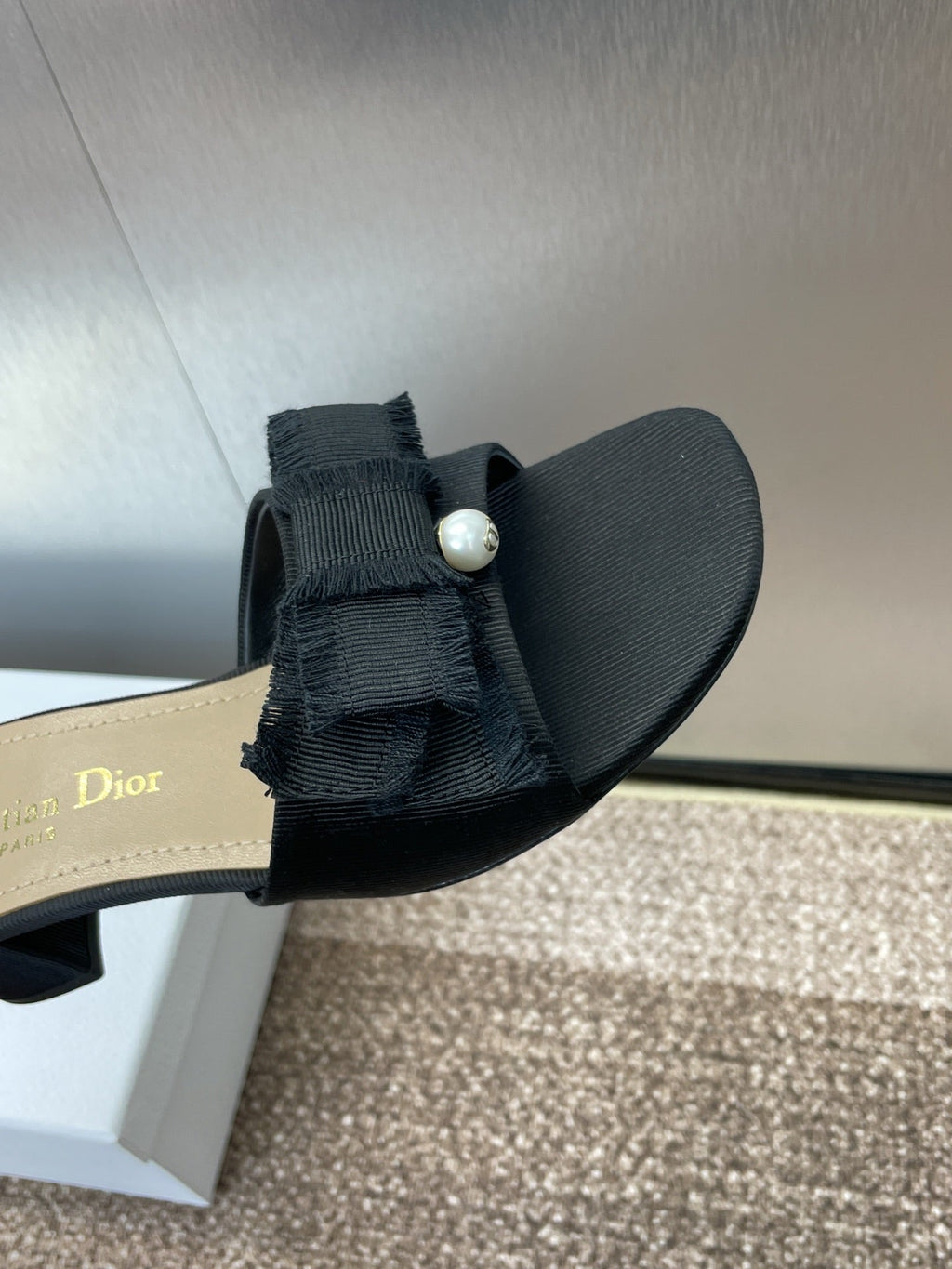 Dior J'Adior Adiorble Tassel Peep-Toe Heeled Sandals – 2025 Spring/Summer Collection