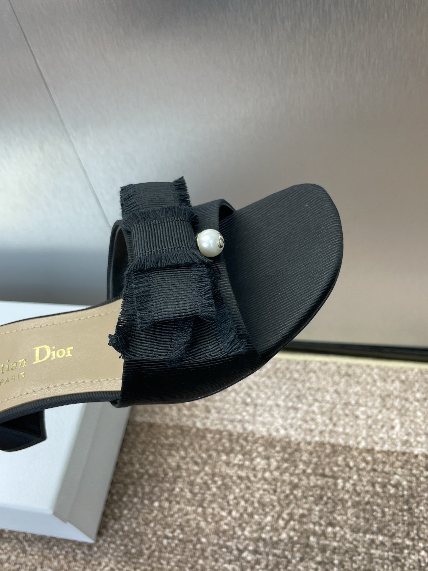 Dior J'Adior Adiorble Tassel Peep-Toe Heeled Sandals – 2025 Spring/Summer Collection