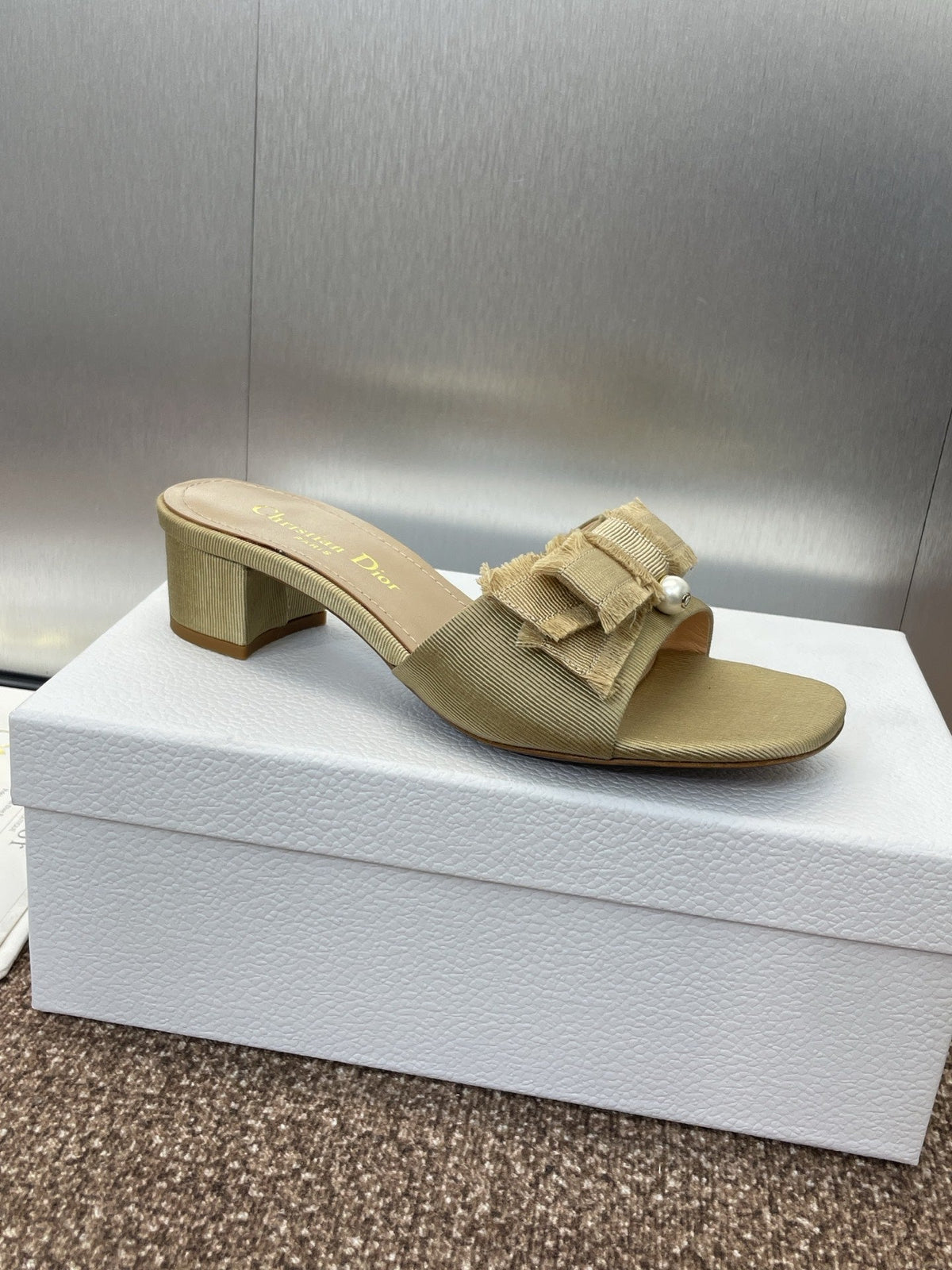 Dior J'Adior Adiorble Tassel Peep-Toe Heeled Sandals – 2025 Spring/Summer Collection