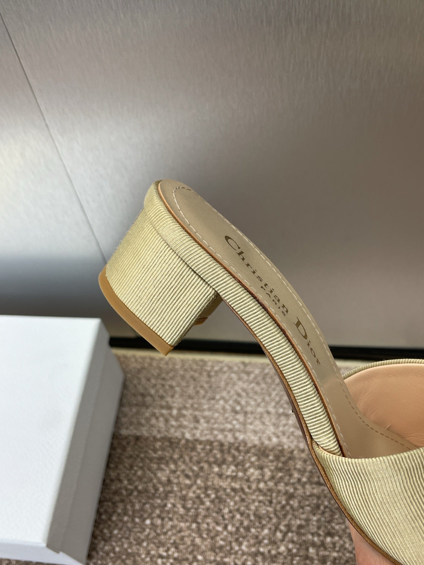 Dior J'Adior Adiorble Tassel Peep-Toe Heeled Sandals – 2025 Spring/Summer Collection
